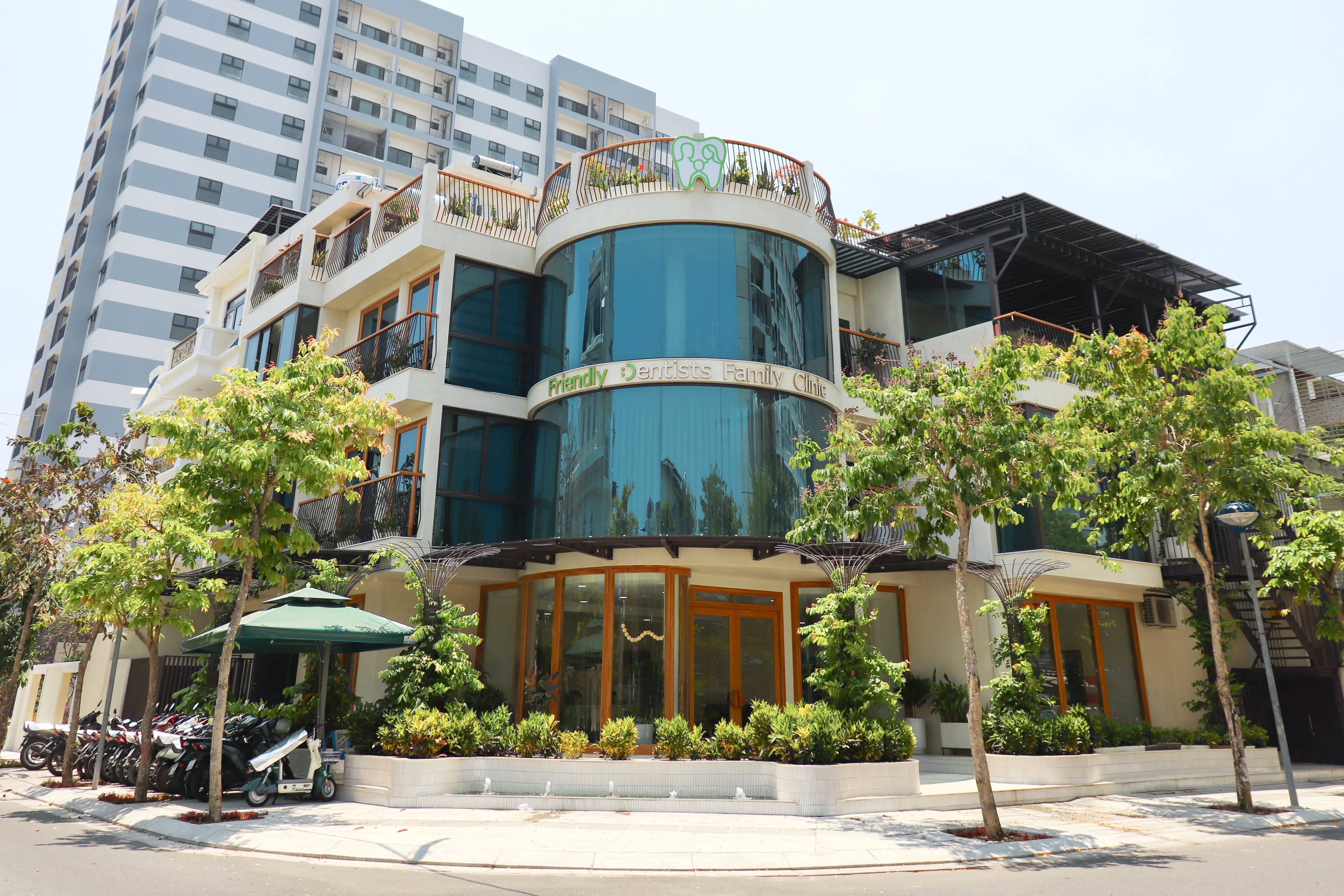 Modern dental clinic with panoramic view